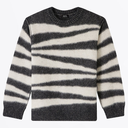 - Sebastien Pullover - Zebra Stripe