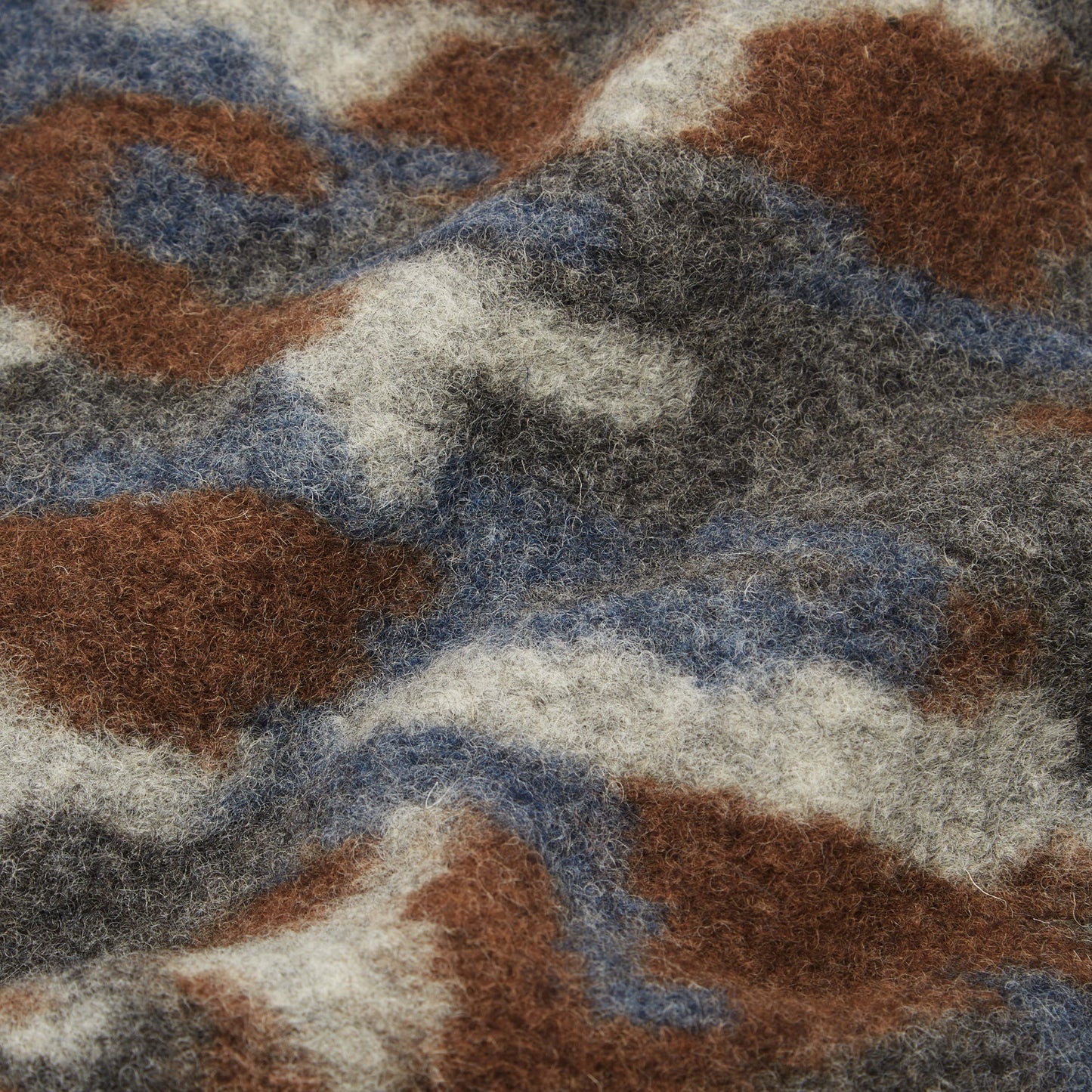 - Dwight Wool Fleece Zip Bomber - Grey