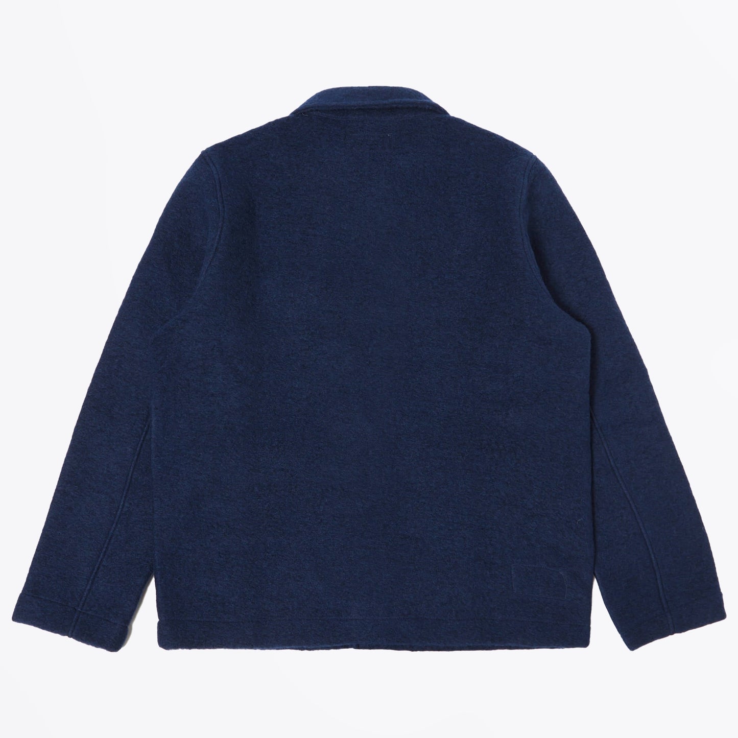 - Wool Fleece Field Jacket - Indigo