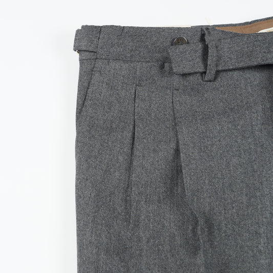 - Quartieri Pleat Trousers - Grey