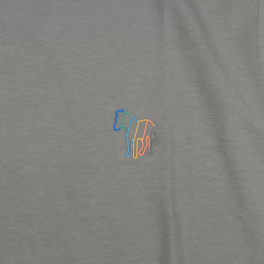 - Zebra Short Sleeved T-Shirt - Slate