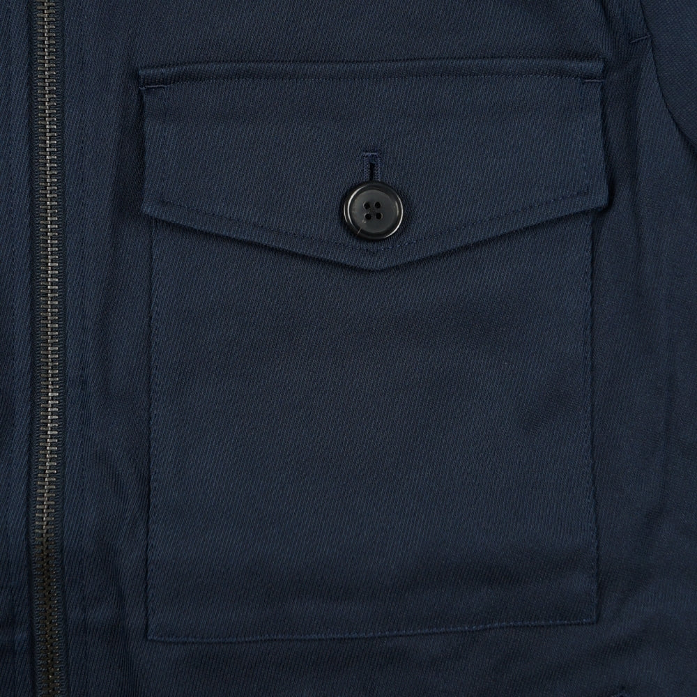 - Smart Blouson Jacket - Navy