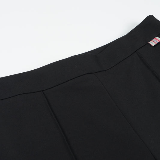 - Stretch Cotton Trouser - Black