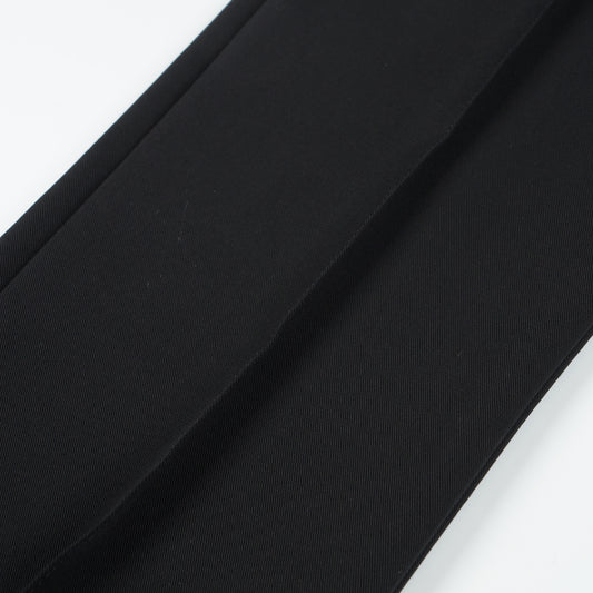 - Stretch Cotton Trouser - Black