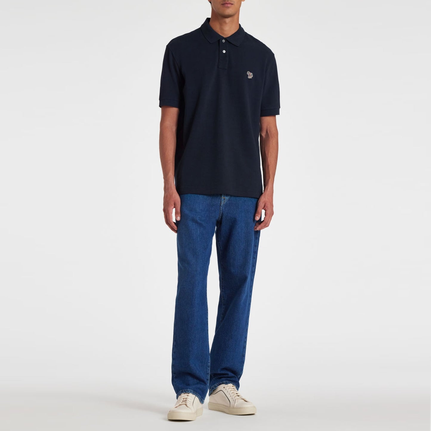 - Zebra Polo Shirt - Dark Navy