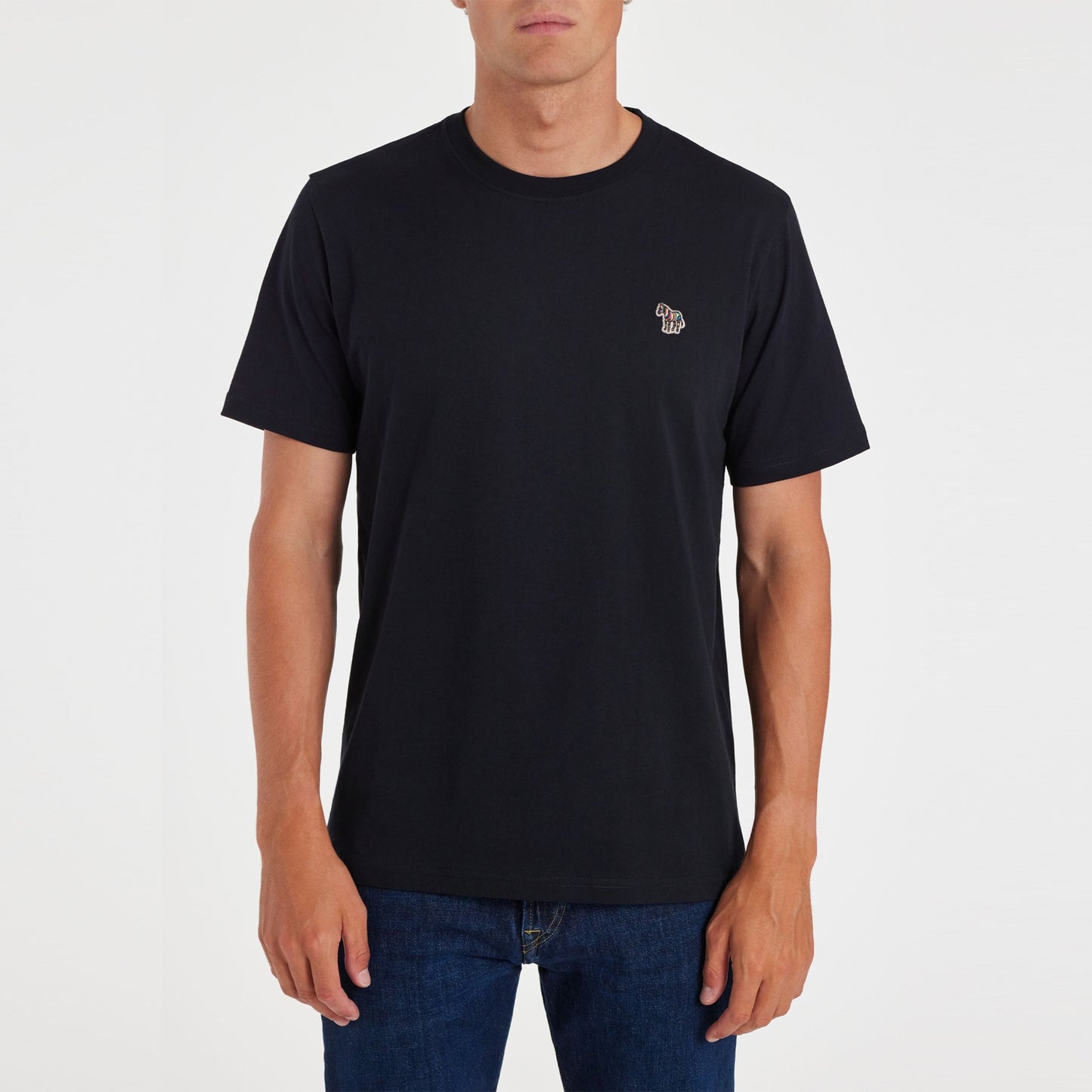 Zebra Badge T-Shirt - Dark Navy