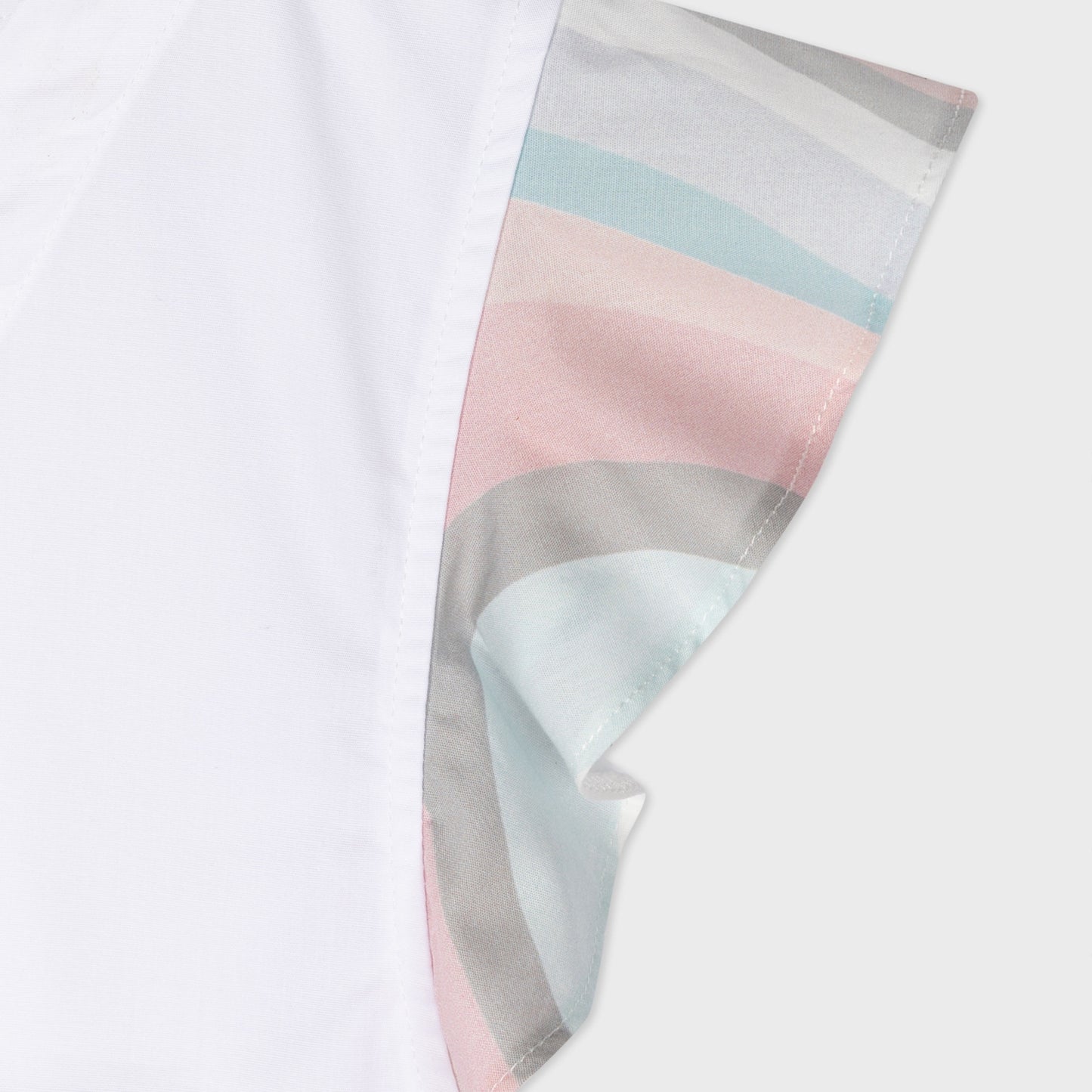 V-Neck Cotton Top - White