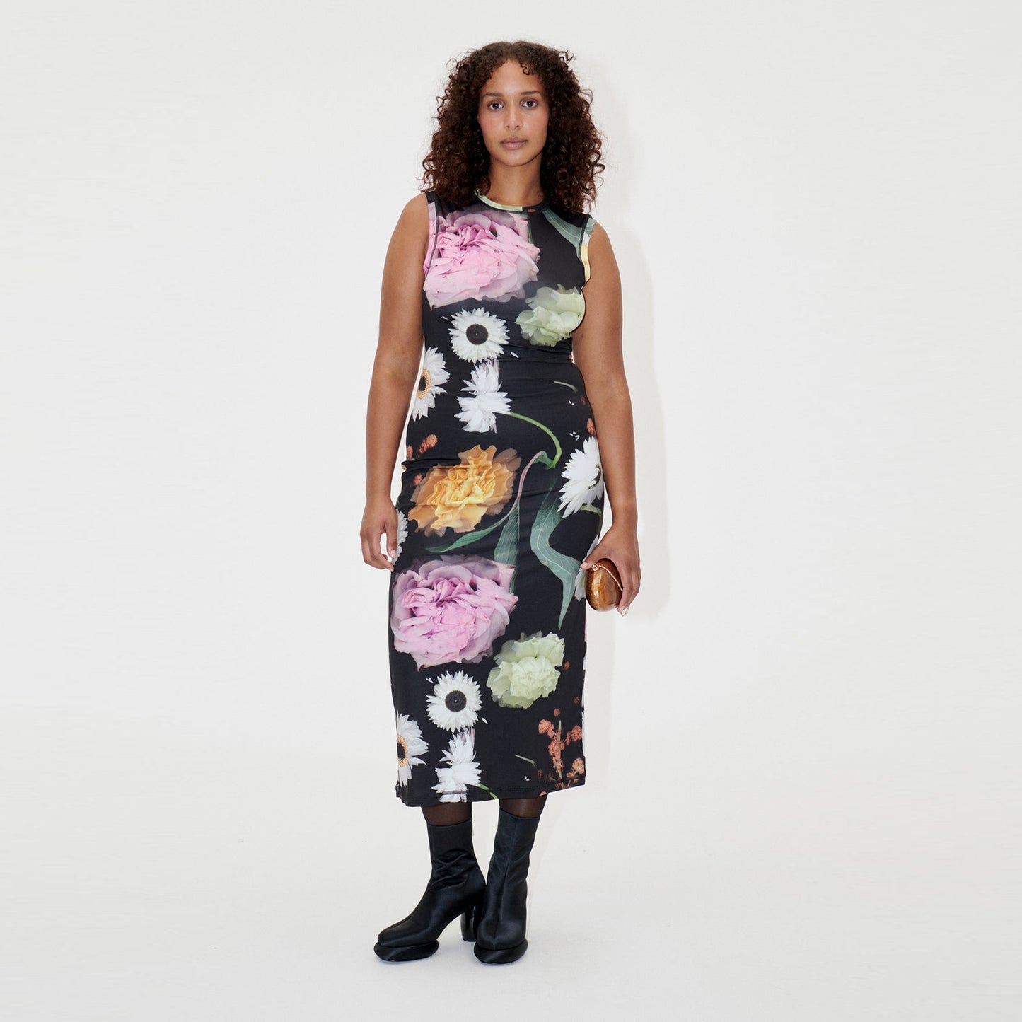 - Danya Dress - Scanned Foliage