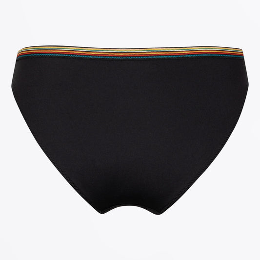 - Signature Tape Bikini Bottom - Black