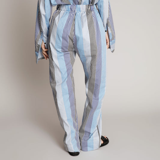 - Melvin Mutlti Stripe Pants - Blue