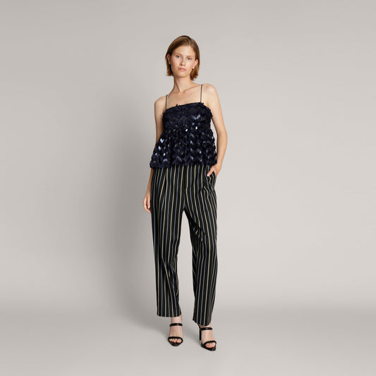 - Luxembourg Strap Top - Navy