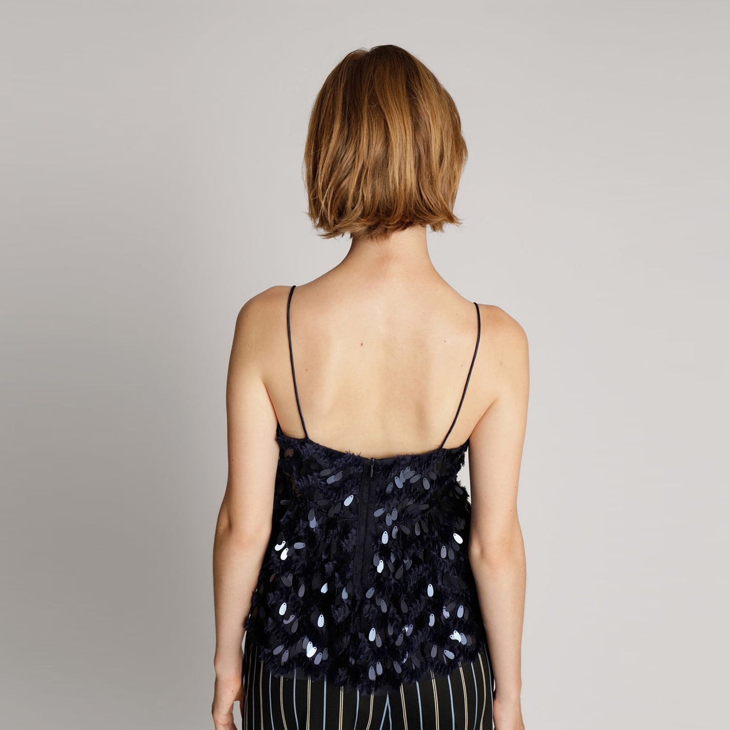 - Luxembourg Strap Top - Navy