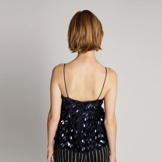 - Luxembourg Strap Top - Navy