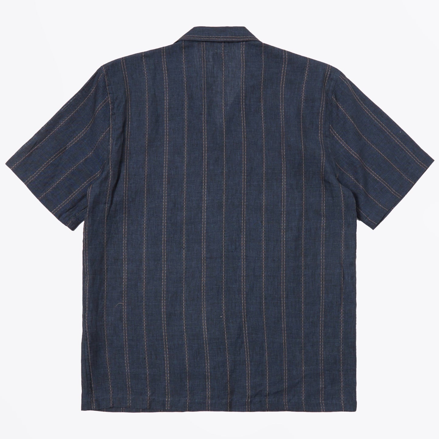 - Road SS Shirt - Navy Stripe