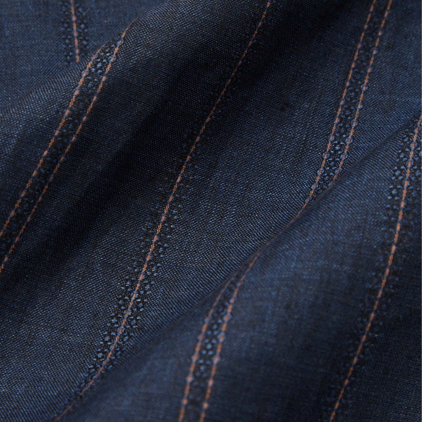 - Road SS Shirt - Navy Stripe