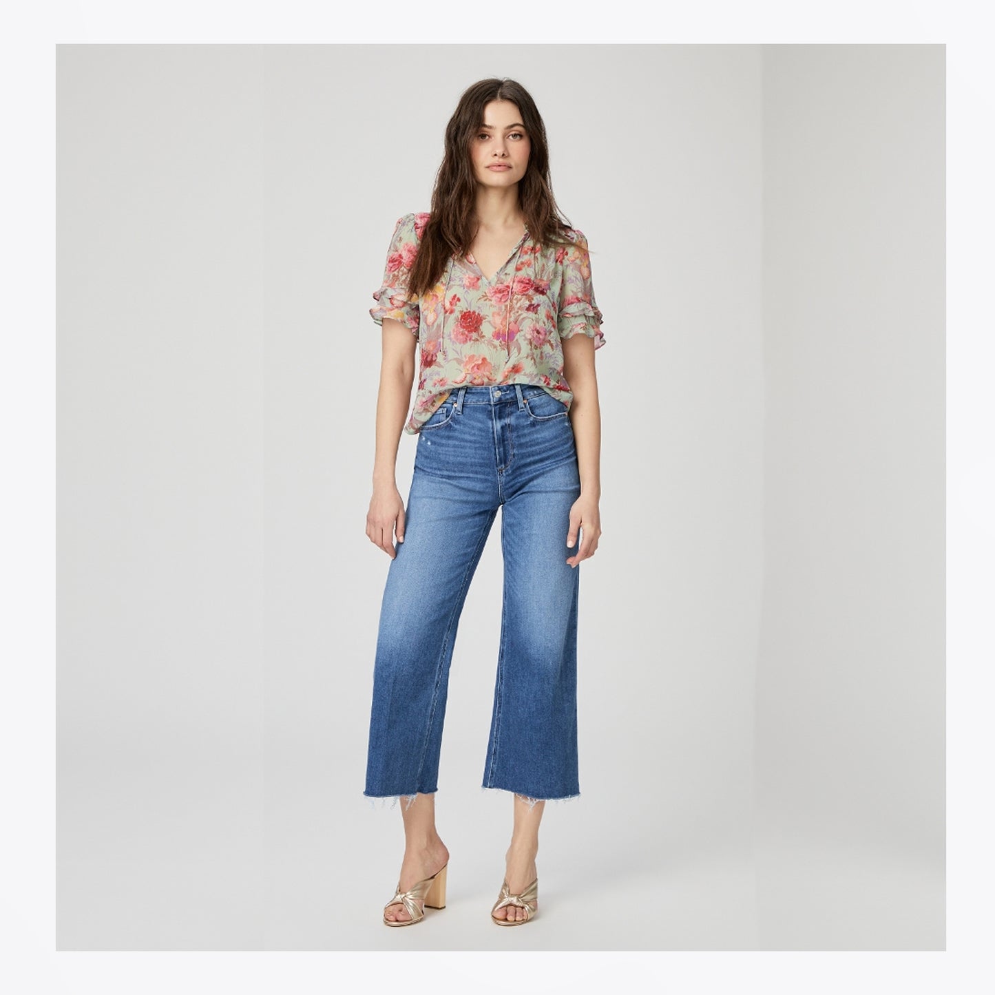 - Anessa Raw Hem Jeans  - Rock Show Distressed