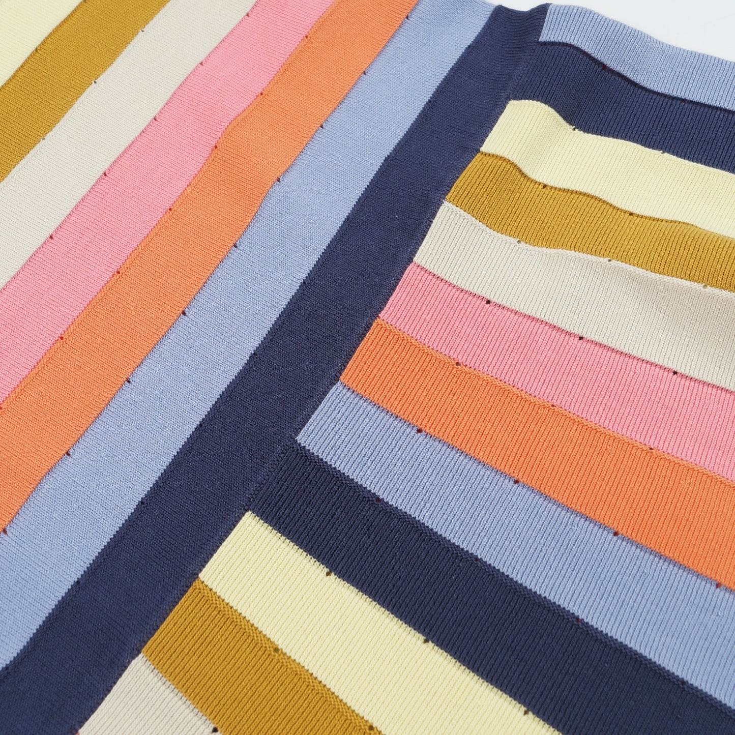 - Stripe Knitted Dress - Multi