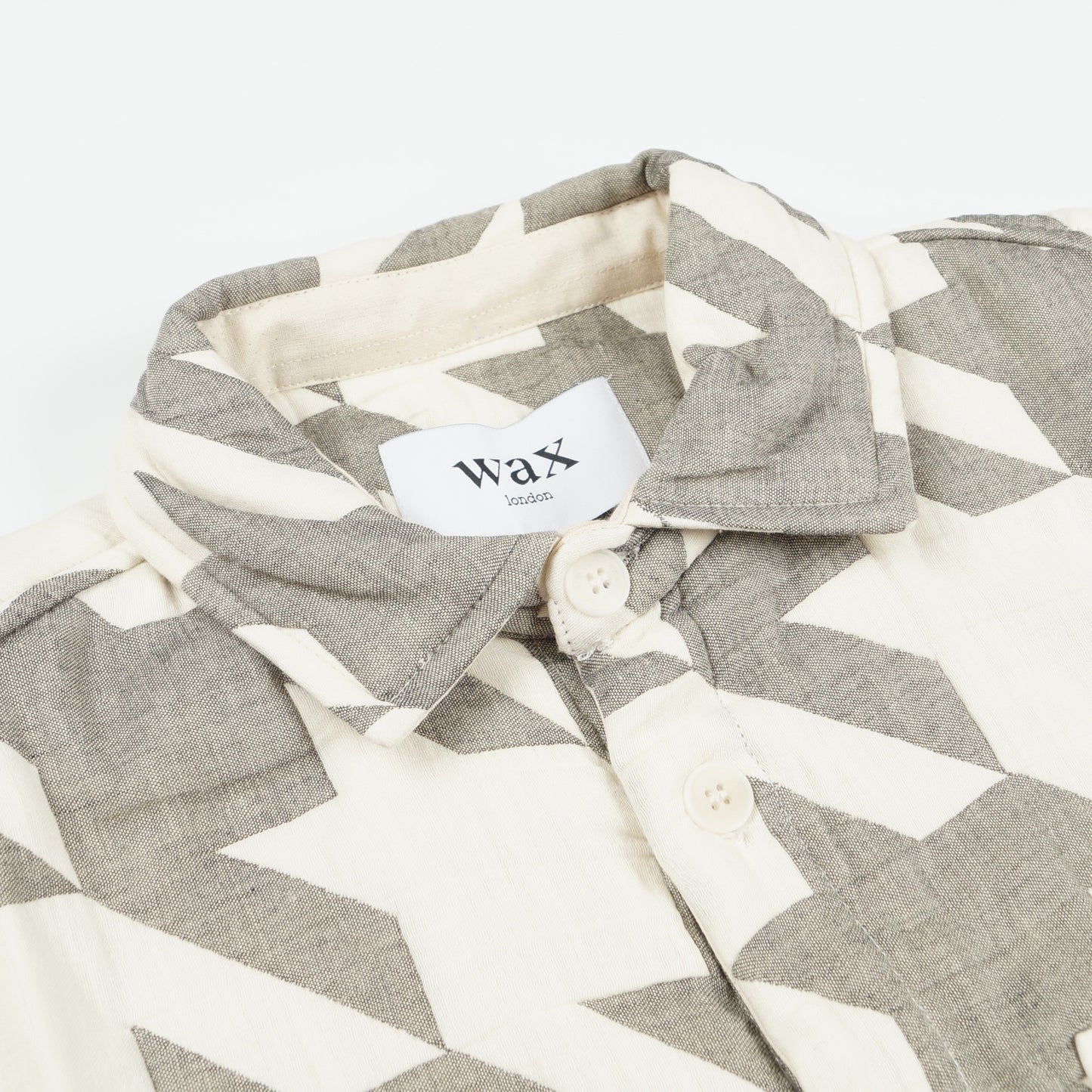 - Whiting Houndstooth Overshirt - Ecru