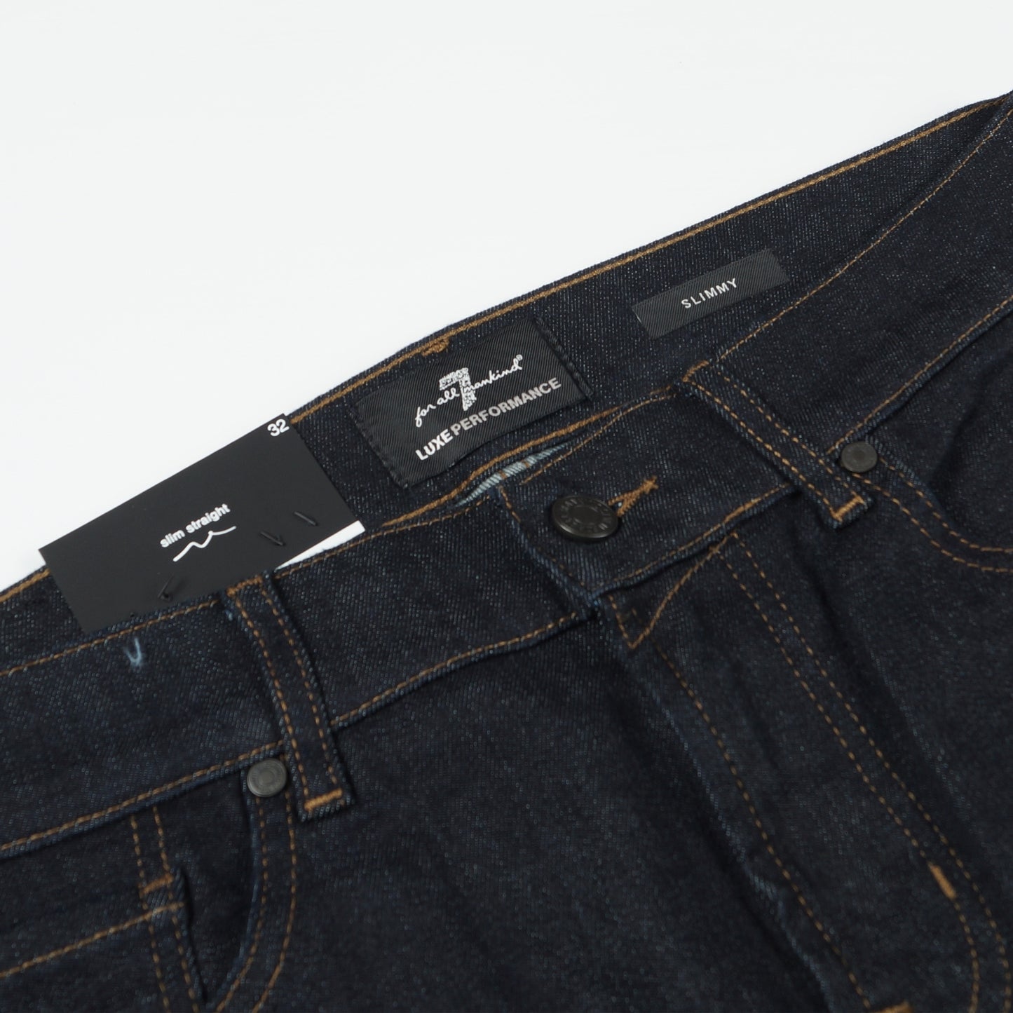 - Slimmy Super Rinse Jeans - Dark Blue