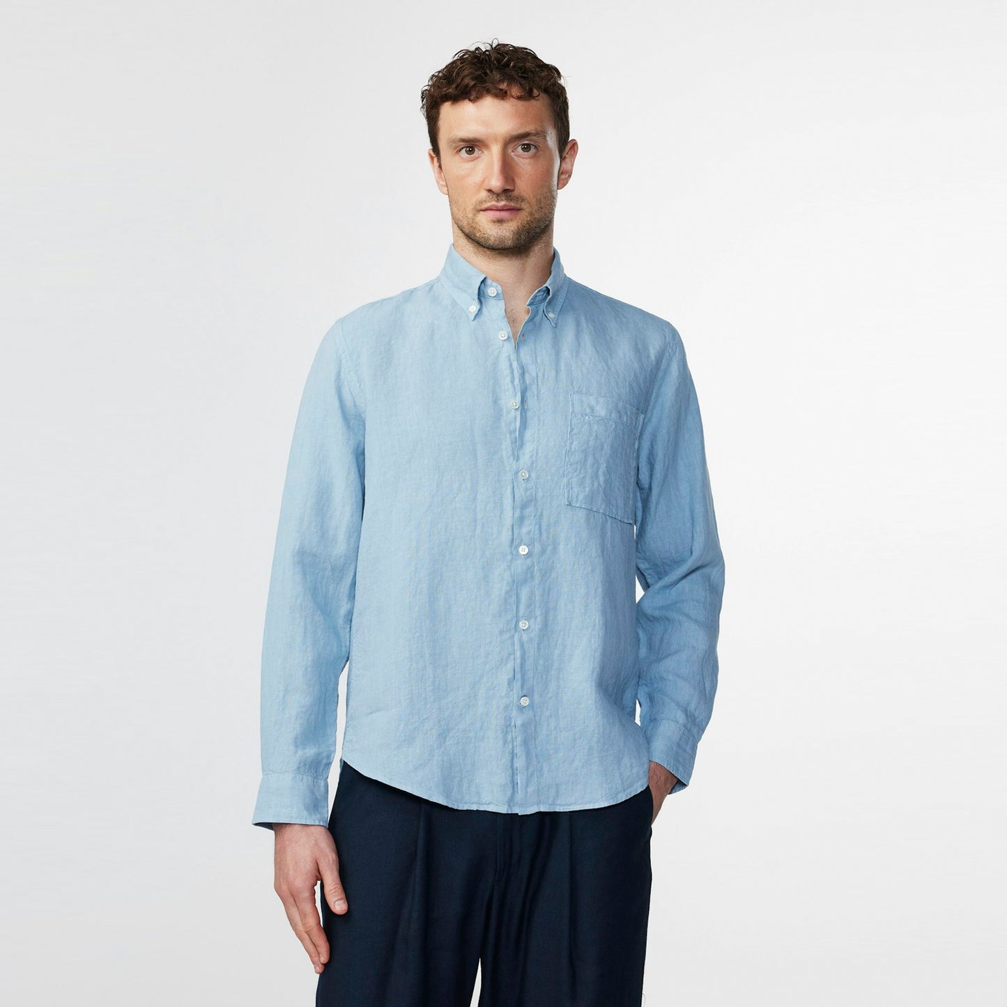 - Arne Shirt - Ashley Blue