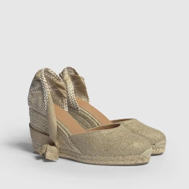 - Carina Espadrille - Light Gold