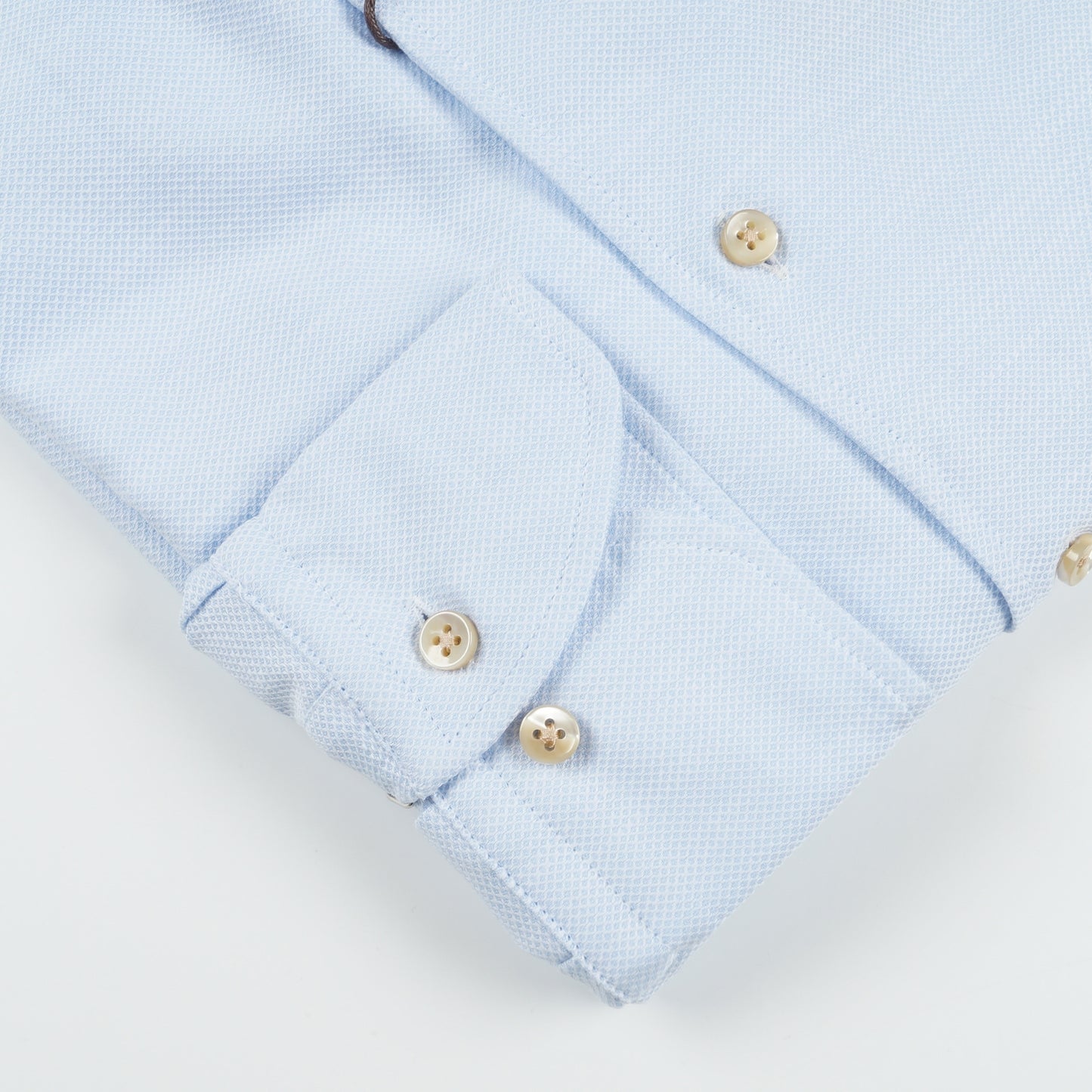 - Slimline Schiller Collar Shirt - Light Blue
