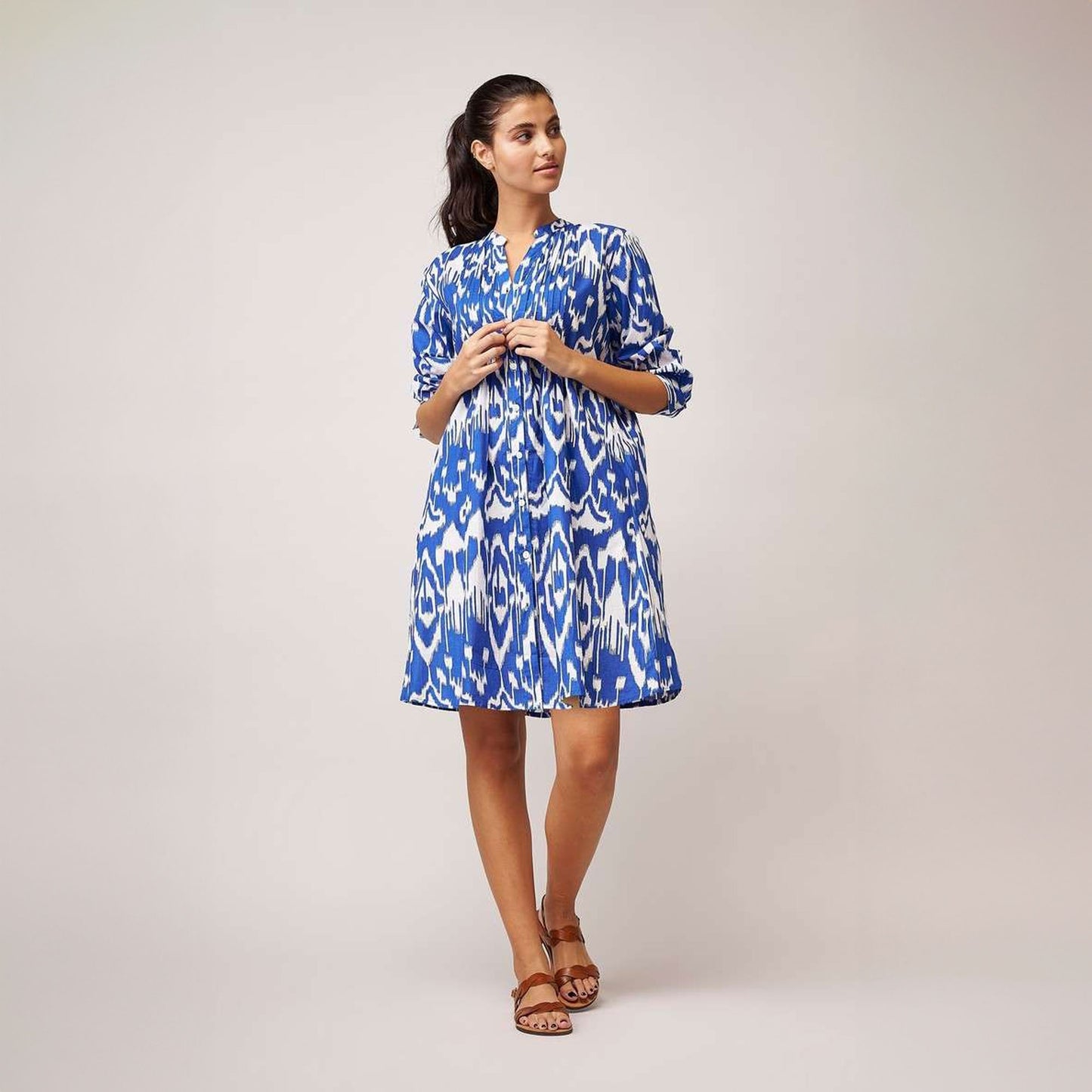 - Tania Dress - Tribakat Blue