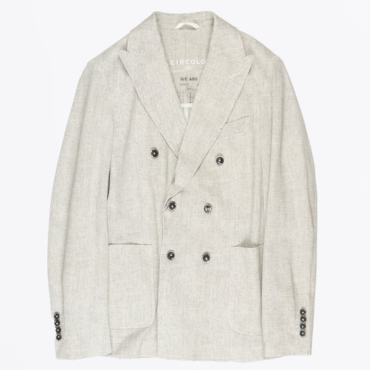 - Stretch Piquet Jacket - Natural