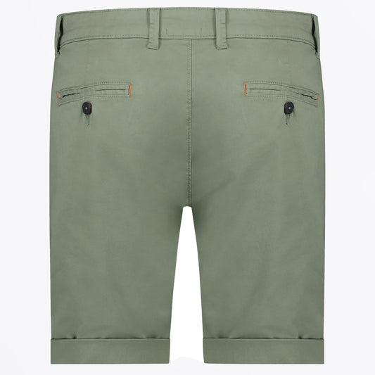 - Garment Dyed Bermuda - Hedge Green