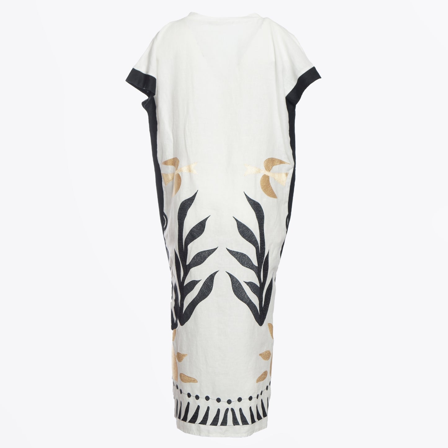 - Sun Kaftan - White /Black