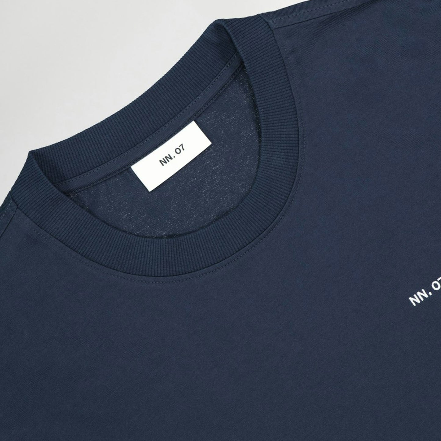 - Adam Casual Logo Tee - Navy Blue