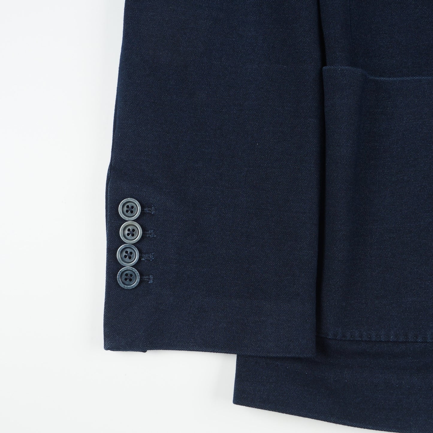 - Stretch Piquet Jacket - Indigo