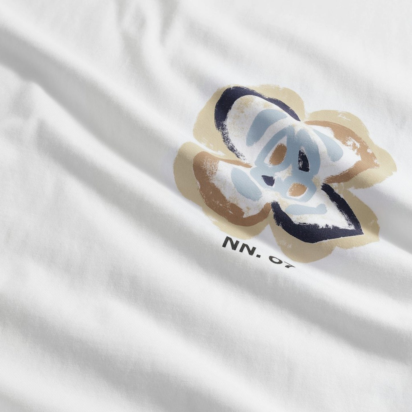 Adam Print Tee - White