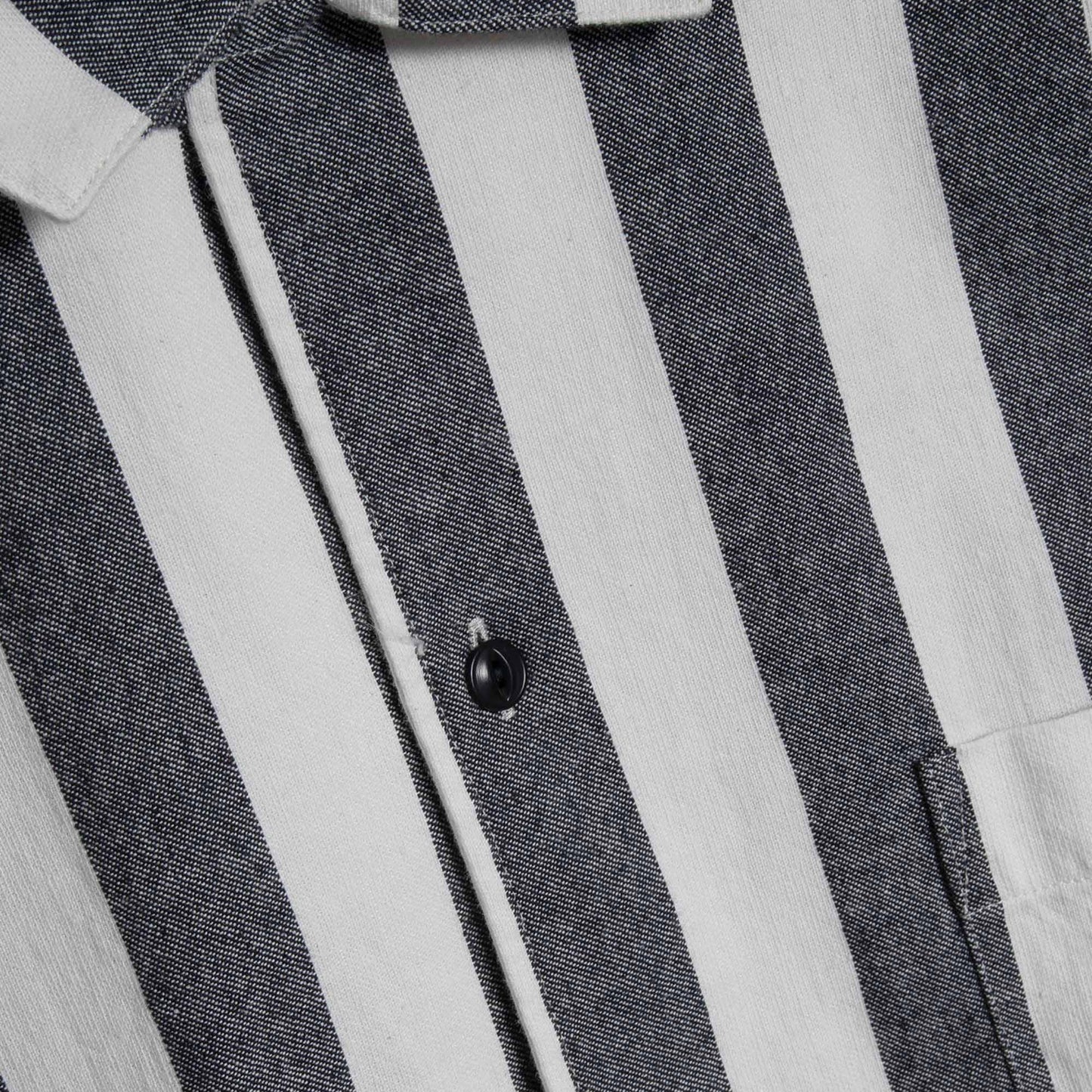 - Malick Shirt - Navy/Ecru