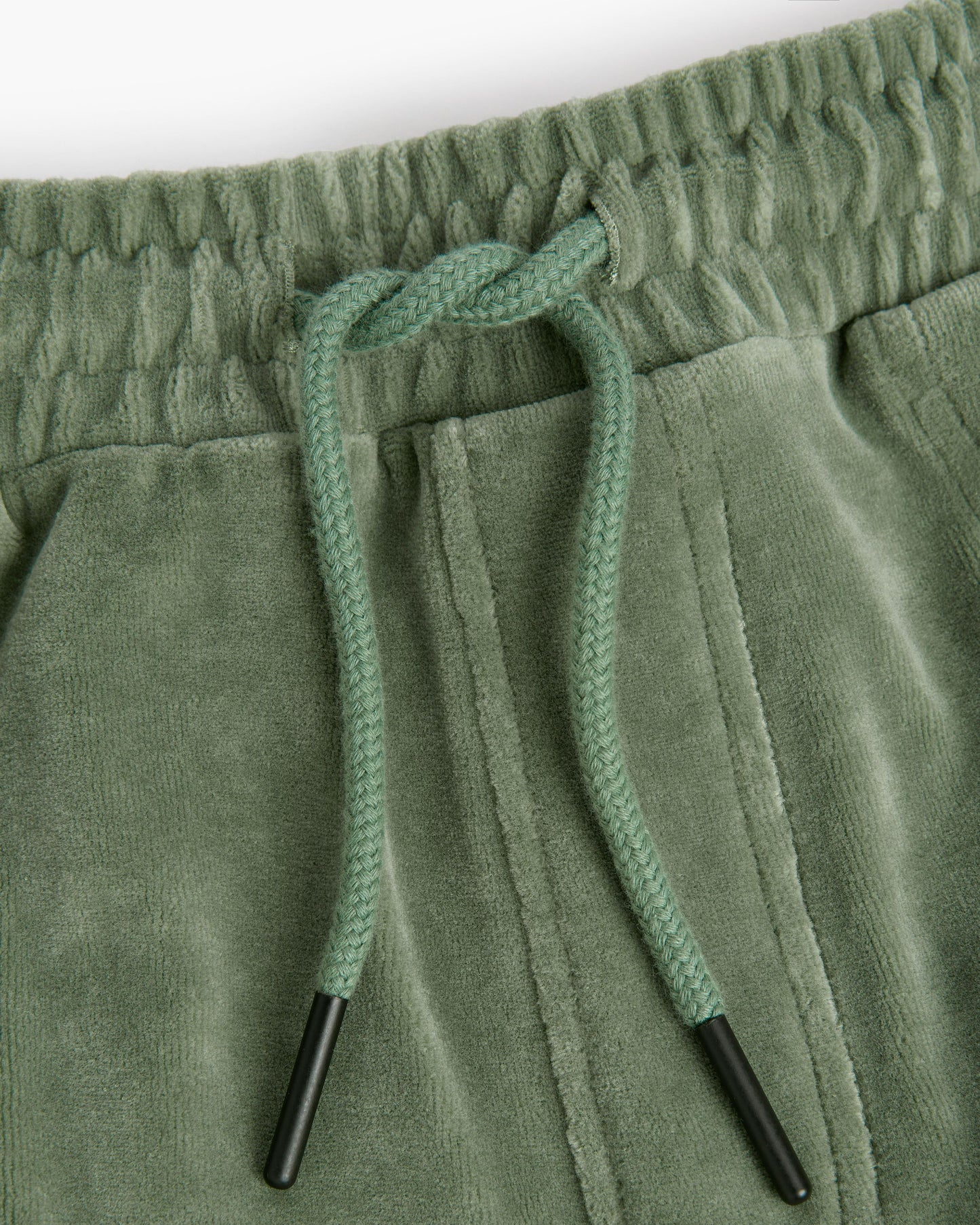 Nicola Velour Shorts - Green