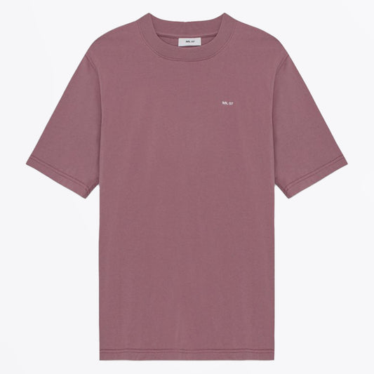 - Adam Embroidered T-Shirt - Grape Shake