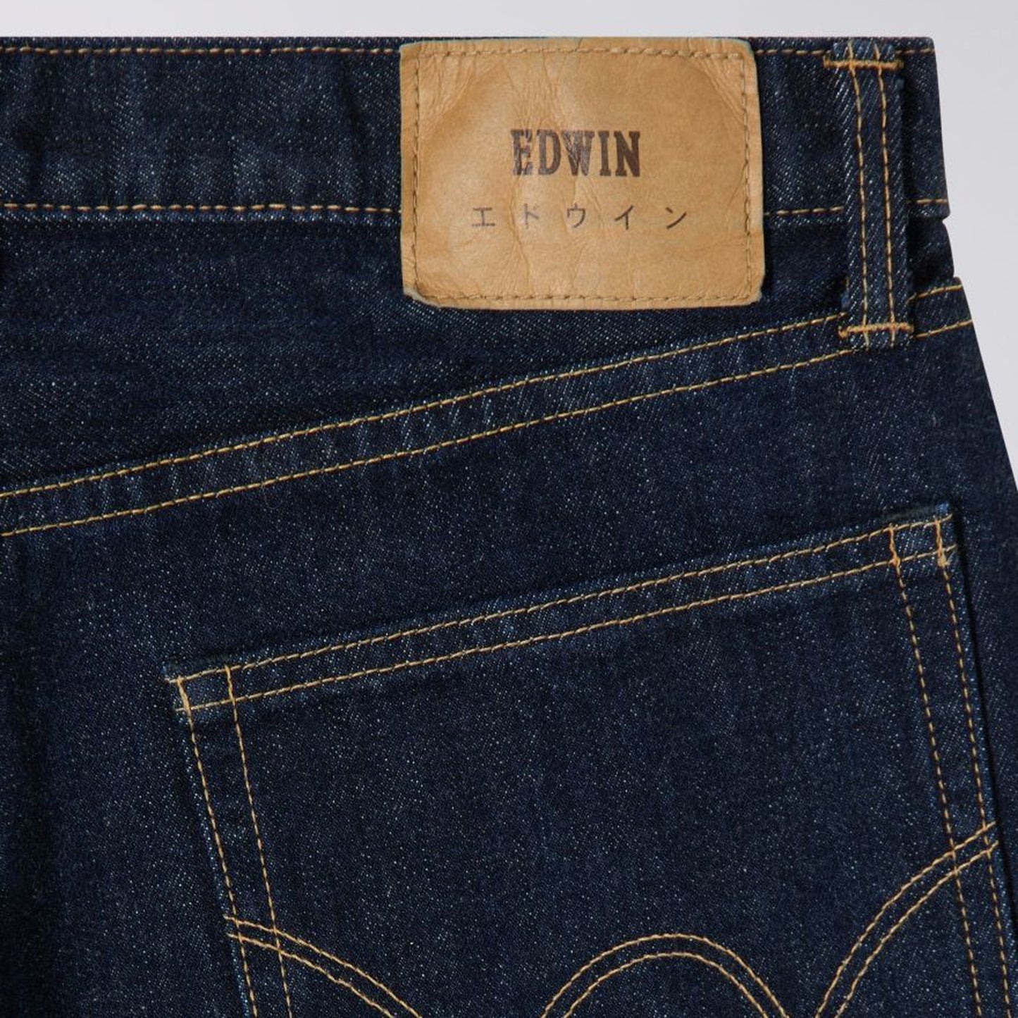 - Loose Rinsed  Jeans - Blue