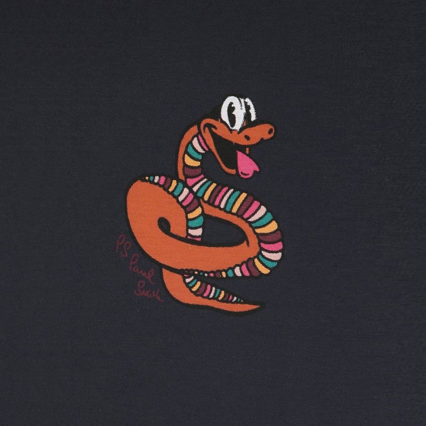- Snake T-Shirt - Navy