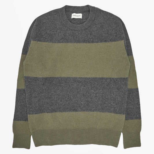 - Blenheim Paxton Jumper -Charcoal/Green