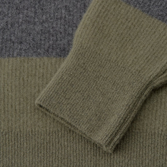 - Blenheim Paxton Jumper -Charcoal/Green