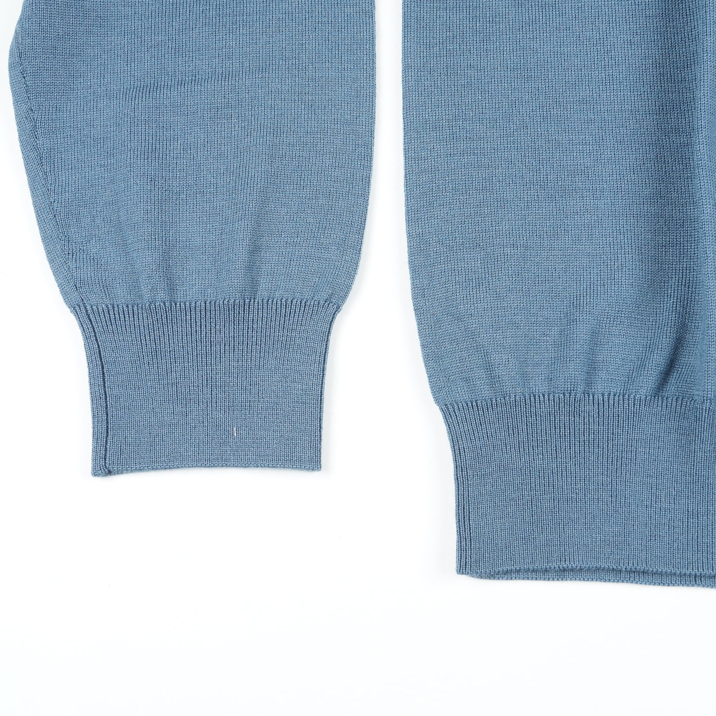 - Merino Zip Neck - Storm Blue