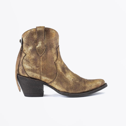 - La Concha Ankle Boots - Gold Used