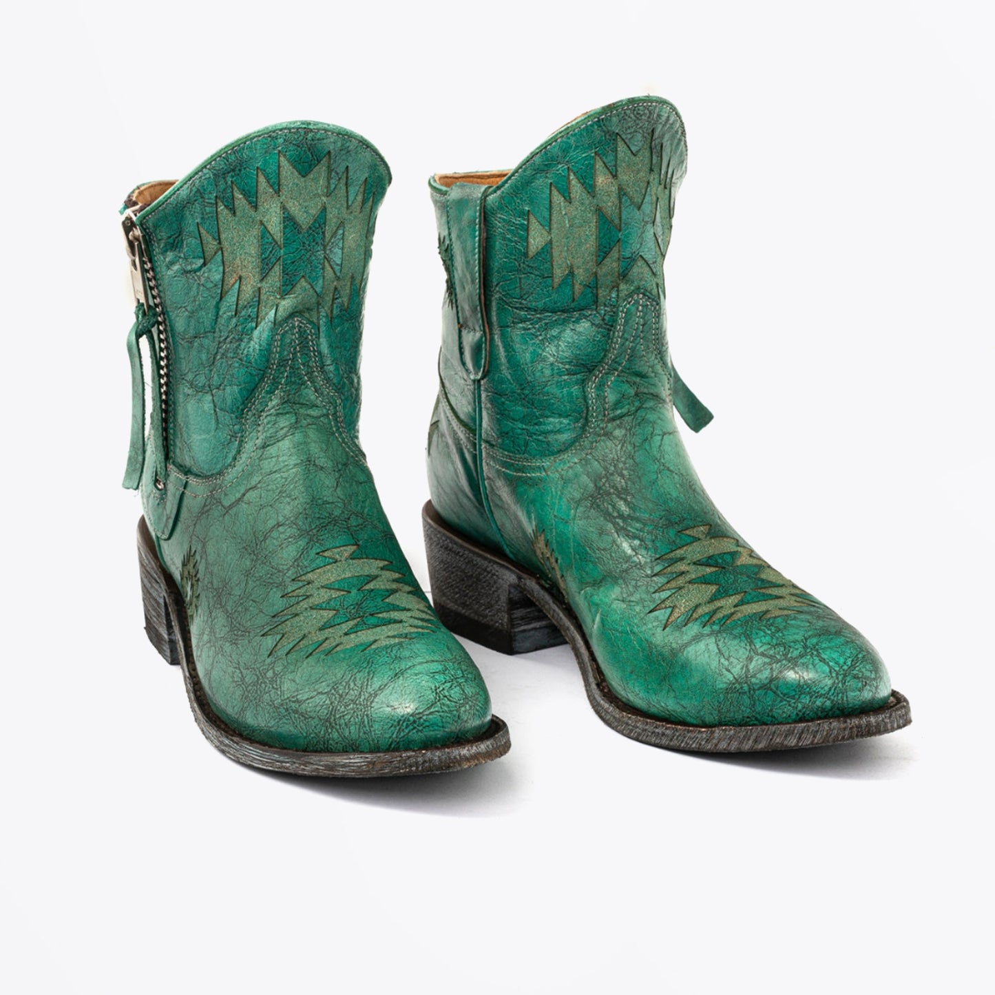 - Toluca Ankle Boots - Turquoise