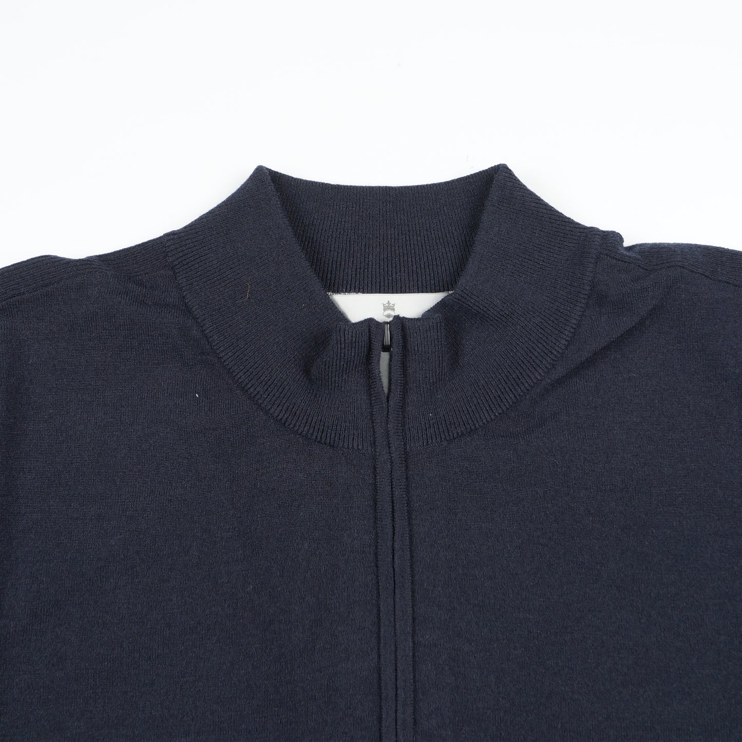 - Merino Sport Zip Neck - Navy