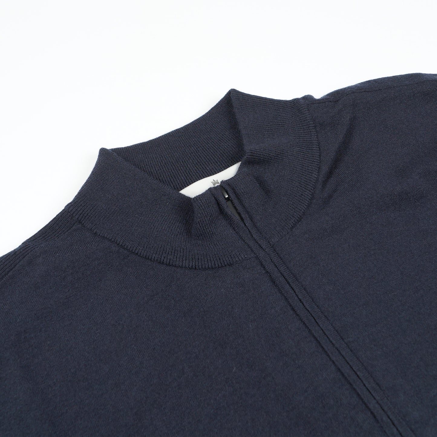 - Merino Sport Zip Neck - Navy