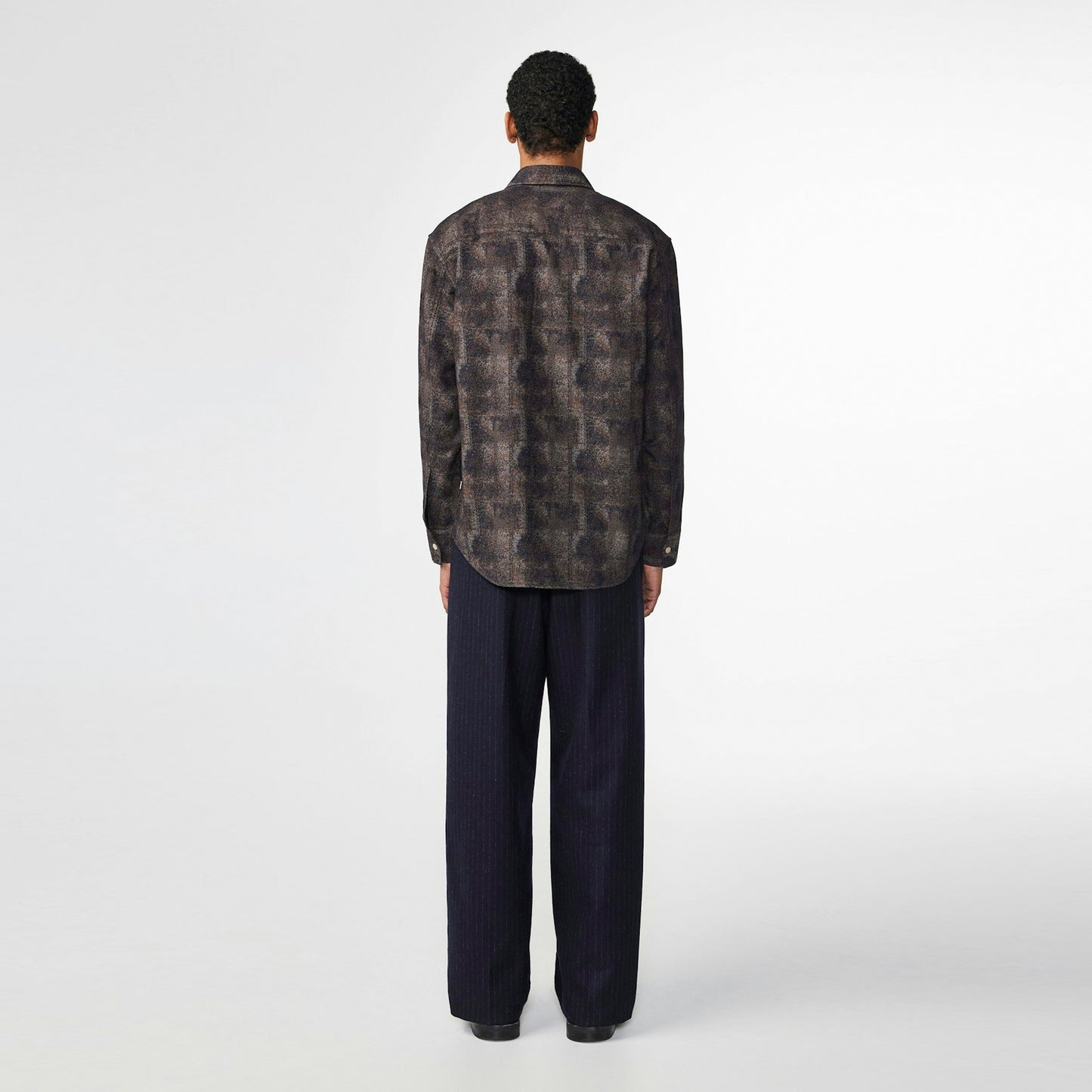 - Freddy Jacquard Shirt - Navy