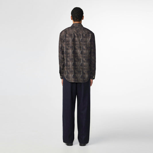 - Freddy Jacquard Shirt - Navy