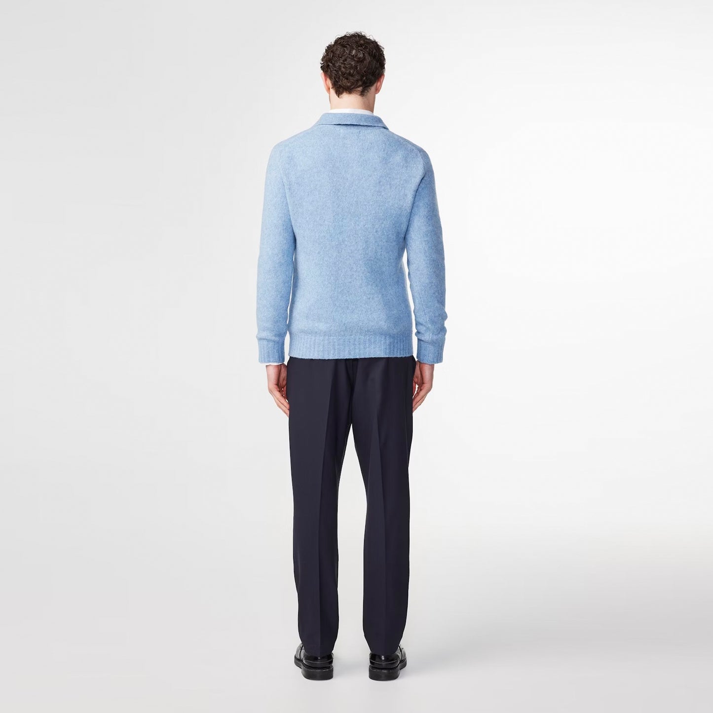 - Lee Wool Polo - Tink Blue