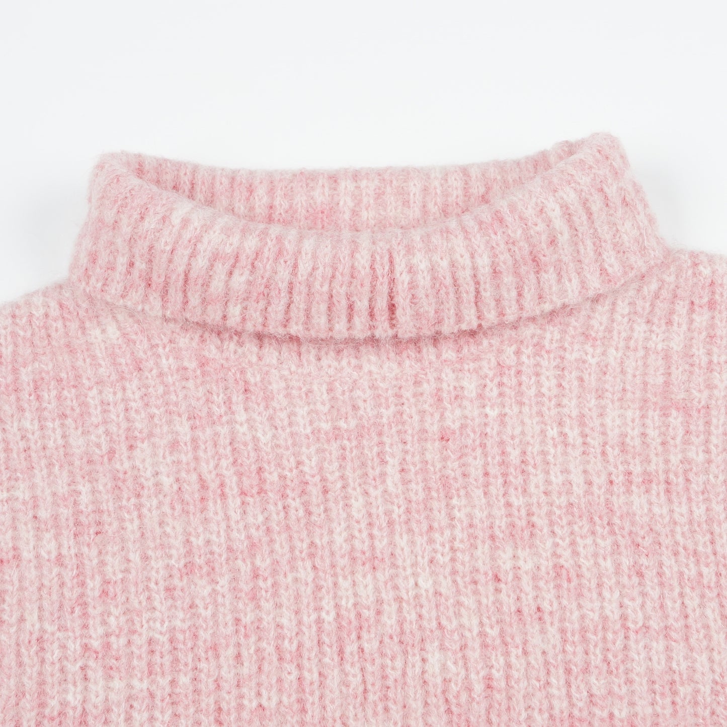 - Mohair Collar Jumper - Pink