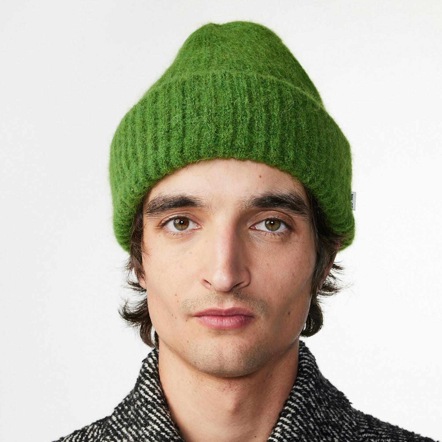 - Rib Hat Alpaca Blend - Green